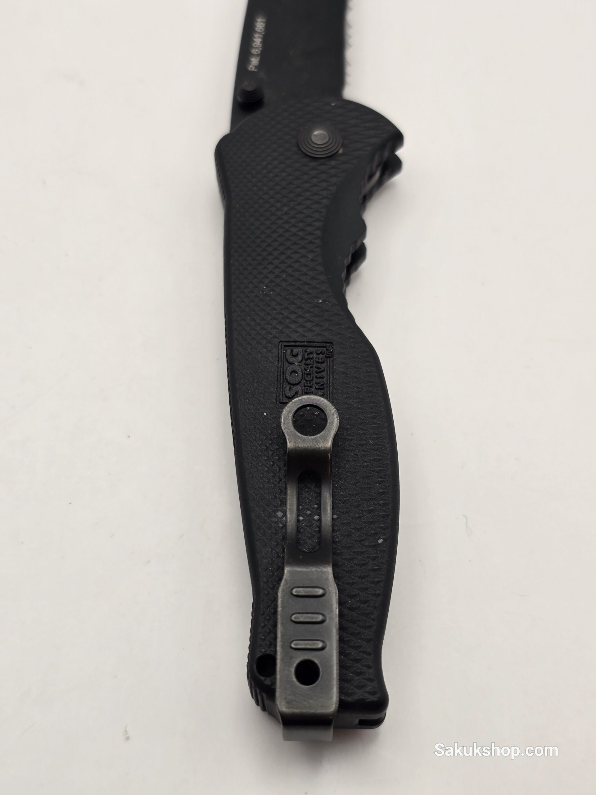 SOG Knives Flash II - Partially Serrated, Black TiNi - TFSA98-CP - Image 7