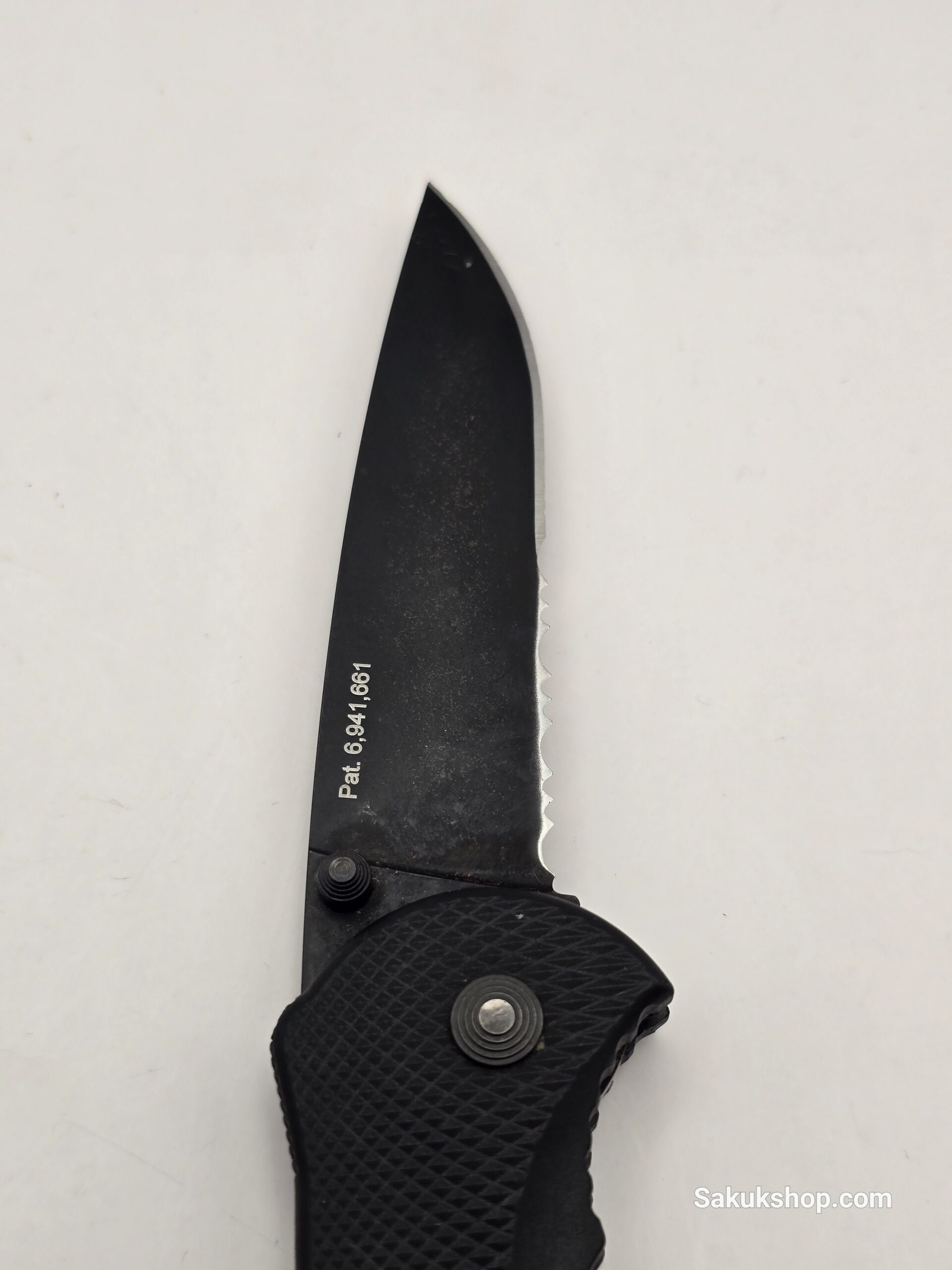 SOG Knives Flash II - Partially Serrated, Black TiNi - TFSA98-CP - Image 8