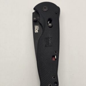 SOG Knives Flash II - Partially Serrated, Black TiNi - TFSA98-CP