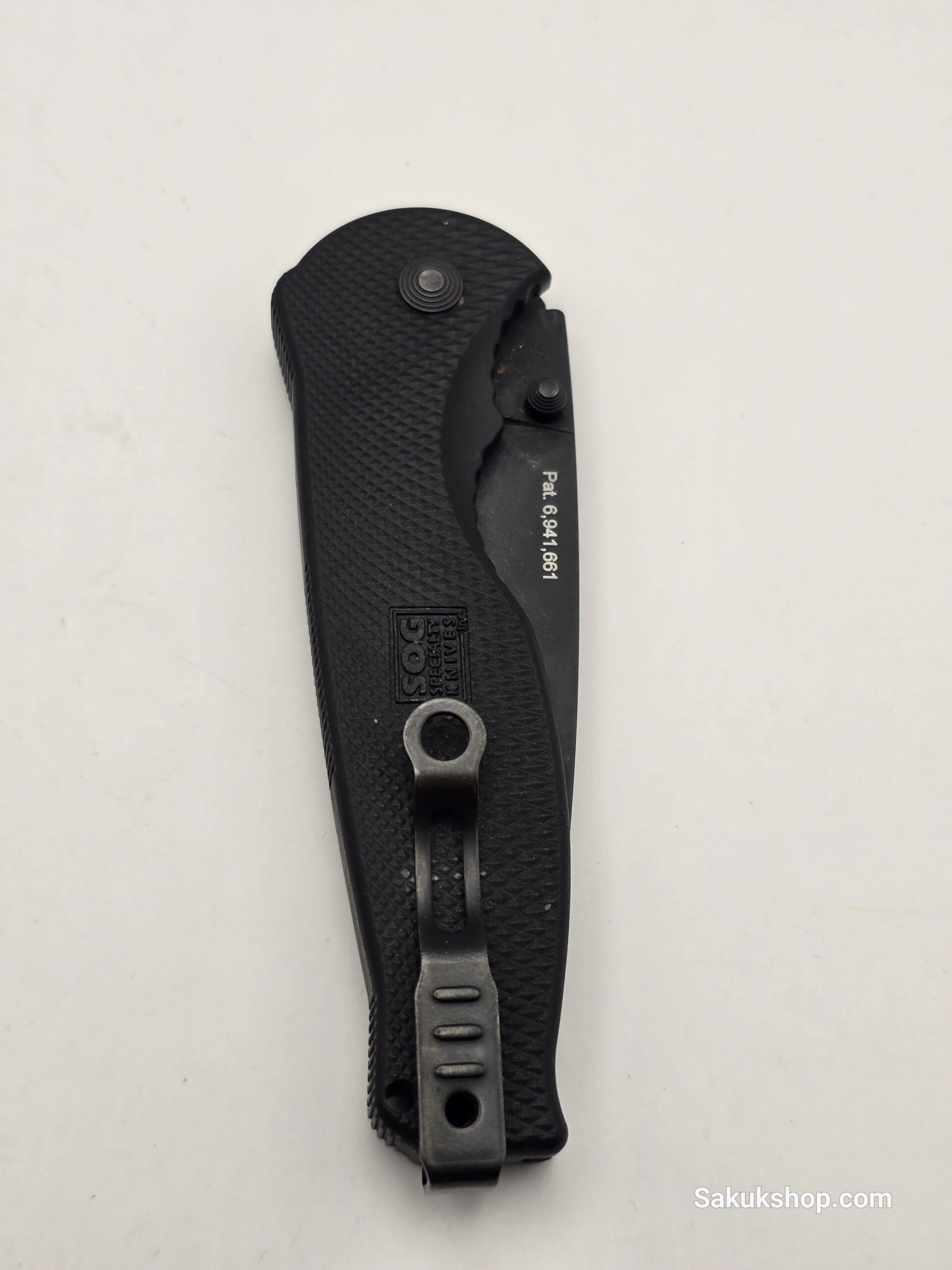 SOG Knives Flash II - Partially Serrated, Black TiNi - TFSA98-CP - Image 2